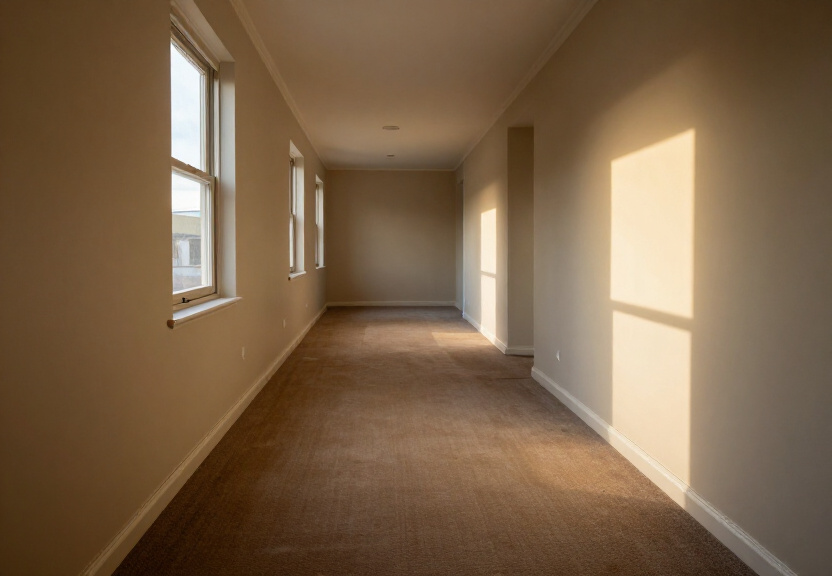 Restored living room in Newport Beach after flood damage repair